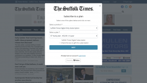 Introducing a Paywall to the Suffolk Times