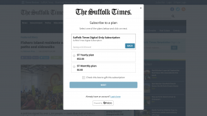Suffolk Times Introducing a paywall