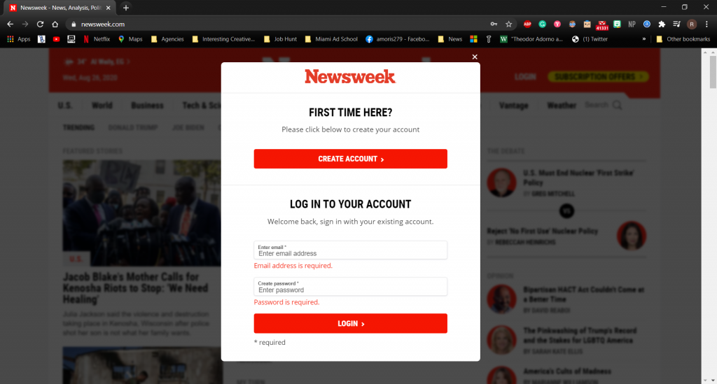 Newsweek Authentication - Pelcro