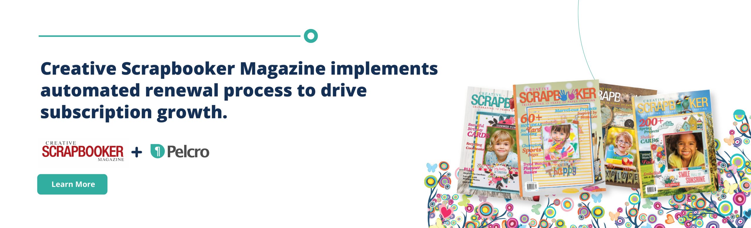 Scrapbooker Magazine uses Pelcro auto renewal feature to grow subscriptions